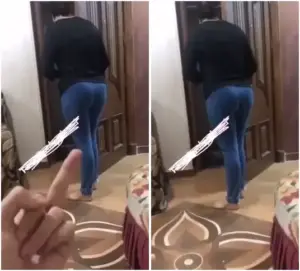 سكس يصور طيزه اخته والبنطلون قامط فيها