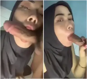 المحجبة الاندونيسية تعشق الزب