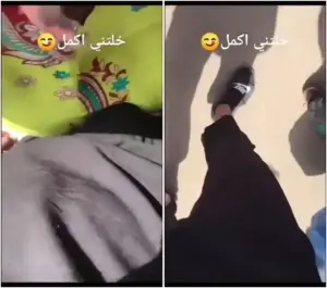 تحرش عربي يلبق في طيازها وتسيبه براحته