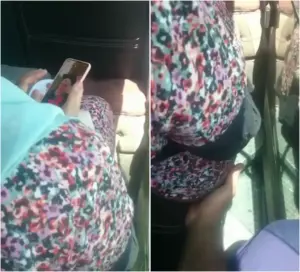 البنت المحجبة  متمتعة بالتحرش