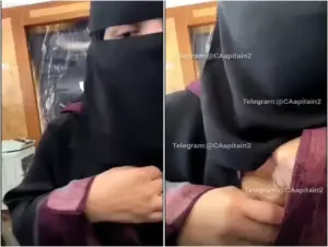 منقبة تطالع بزها وتعصر منه حليب