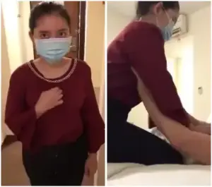 السعودي يتحرش بعاملة المساج الفلم كامل