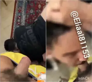 الشاب الفحل يذل العبد ويضرب طيزه ويهينه