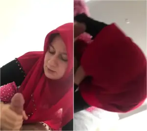 المحجبة التركية مع صاحبها تجلخ زبه وترضعه
