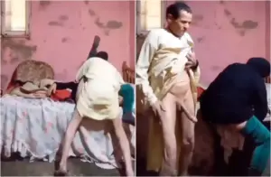 الفلاح ابو زب كبير ينيك جارته الممحونة