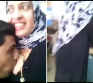 جديد المحجبة الموظفة مع زميلها يبعبصها ويرضع بزها