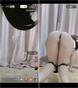 فضيحة بنو القوية تهز طيزها على البث
